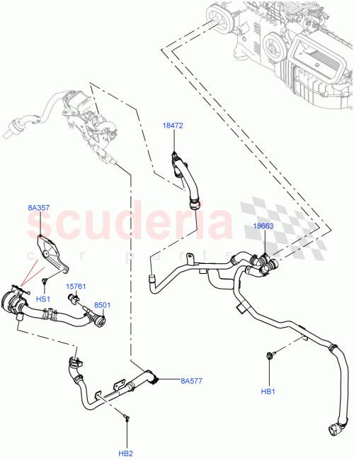 Part Diagram for Land Rover LR125228