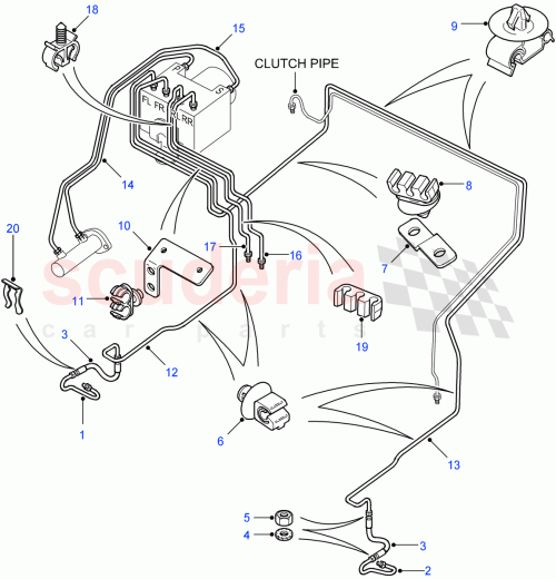 Part Diagram for Land Rover SGK100970