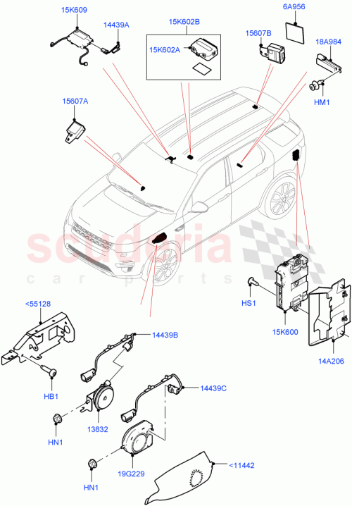 Part Diagram for Land Rover LR069783