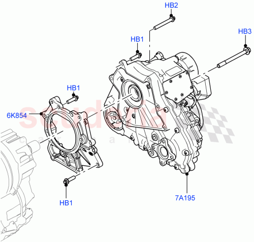 Part Diagram for Land Rover LR162167