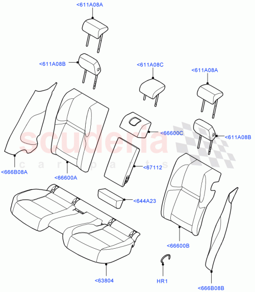 Part Diagram for Land Rover LR164010