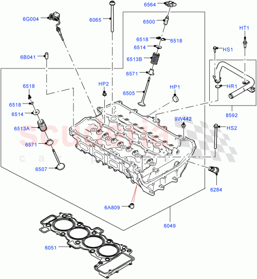 Part Diagram for Land Rover LR117018