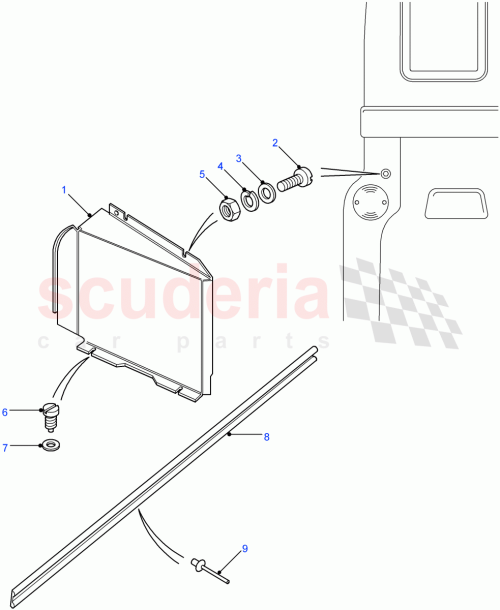 Part Diagram for Land Rover WL105001L