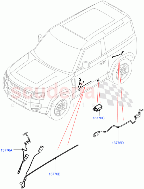 Part Diagram for Land Rover LR131352