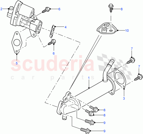 Part Diagram for Land Rover LR004870