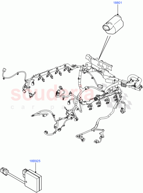 Part Diagram for Land Rover LR018098