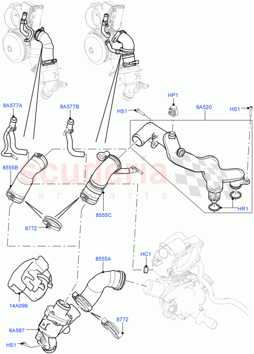 Part Diagram for Land Rover LR045238