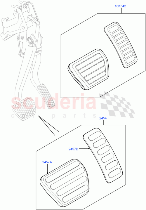 Part Diagram for Land Rover VPLWS0475