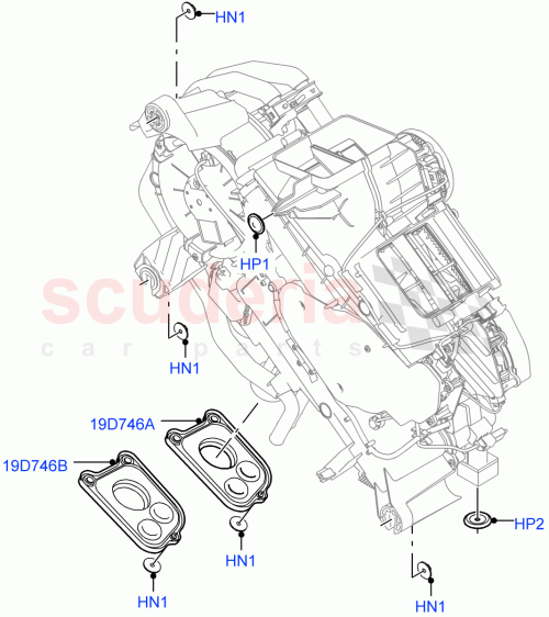 Part Diagram for Land Rover LR035758
