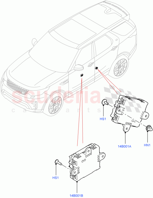 Part Diagram for Land Rover LR081319