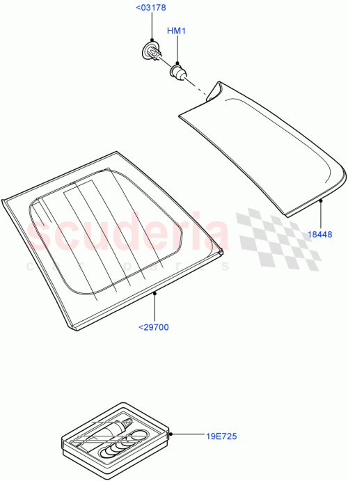 Part Diagram for Land Rover DYQ500060