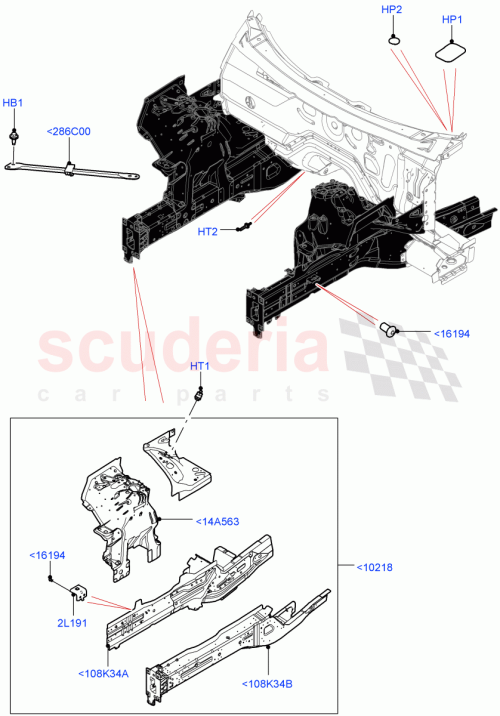 Part Diagram for Land Rover LR146220