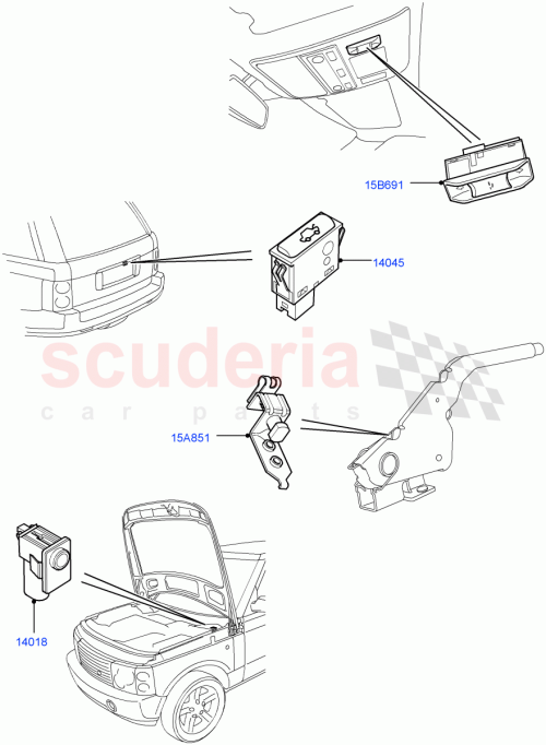 Part Diagram for Land Rover YXL000010PUY