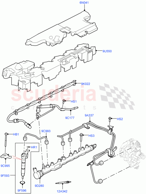 Part Diagram for Land Rover LR125521