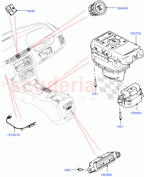 Part Diagram for Land Rover LR116399