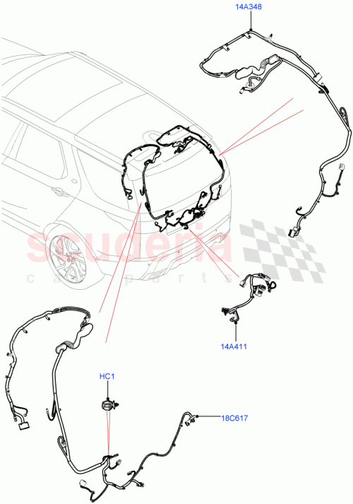 Part Diagram for Land Rover LR086631