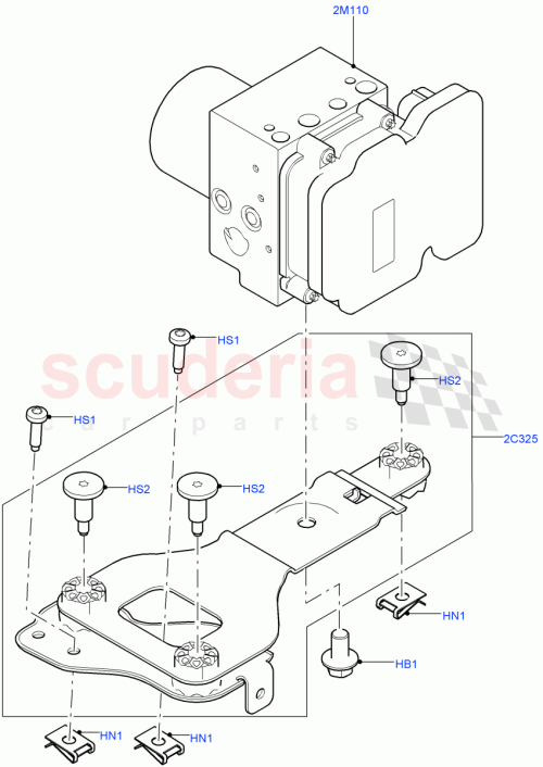 Part Diagram for Land Rover LR128886