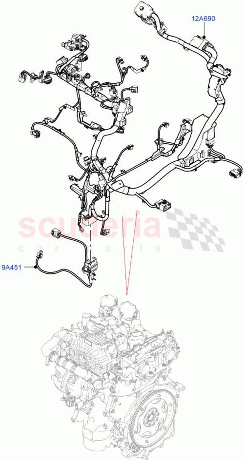 Part Diagram for Land Rover LR133624