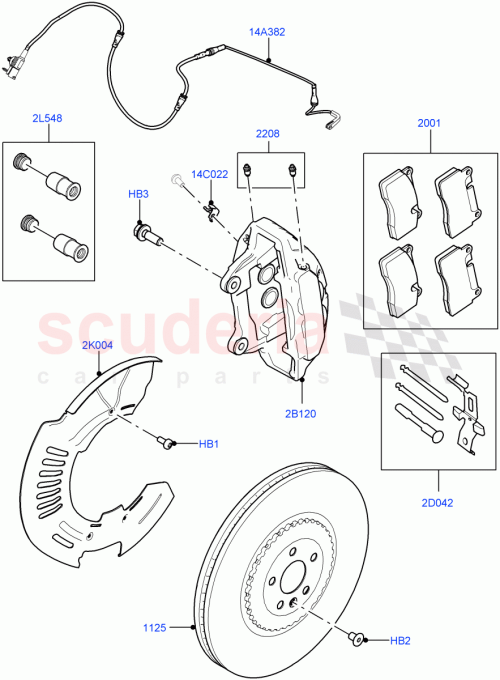 Part Diagram for Land Rover LR120444