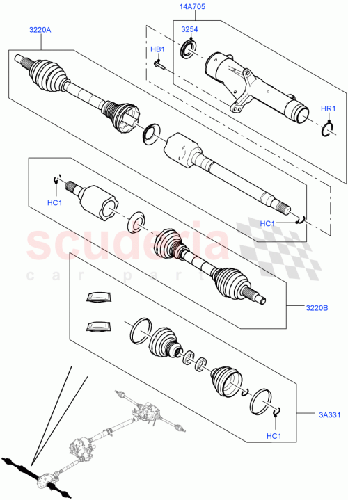 Part Diagram for Land Rover LR157381