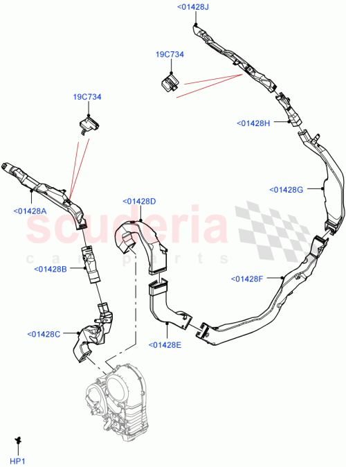 Part Diagram for Land Rover LR153647