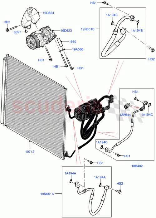 Part Diagram for Land Rover LR158521