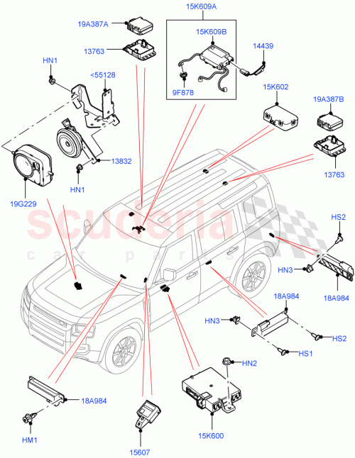 Part Diagram for Land Rover LR131781