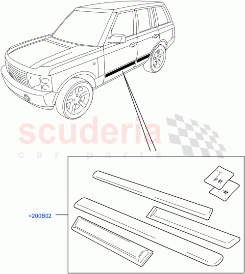 Part Diagram for Land Rover DGJ500140PMA