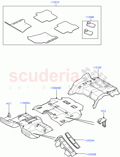 Part Diagram for Land Rover LR013039