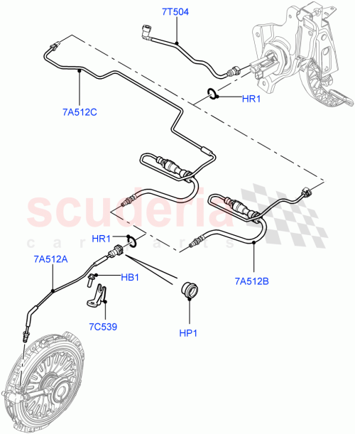 Part Diagram for Land Rover LR002595