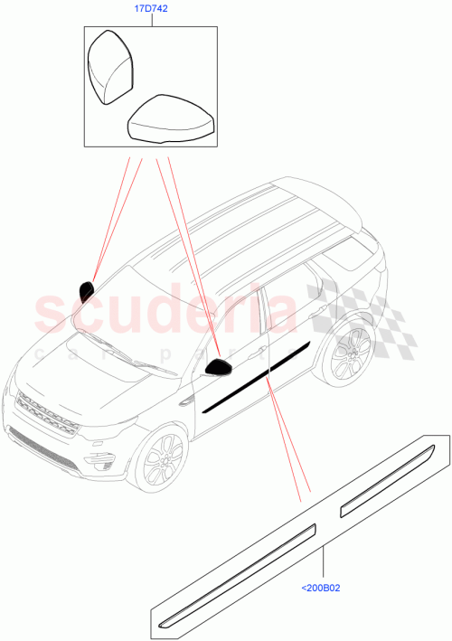 Part Diagram for Land Rover VPLCP0214