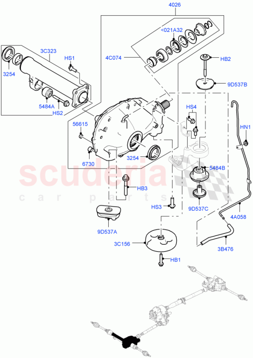 Part Diagram for Land Rover LR060033