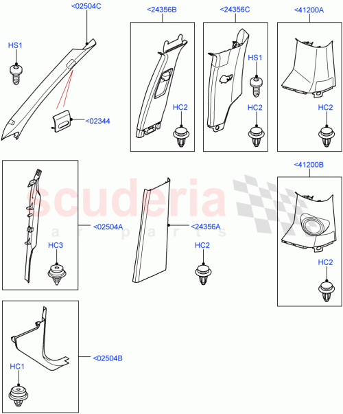 Part Diagram for Land Rover LR017956