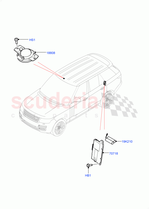 Part Diagram for Land Rover LR081494