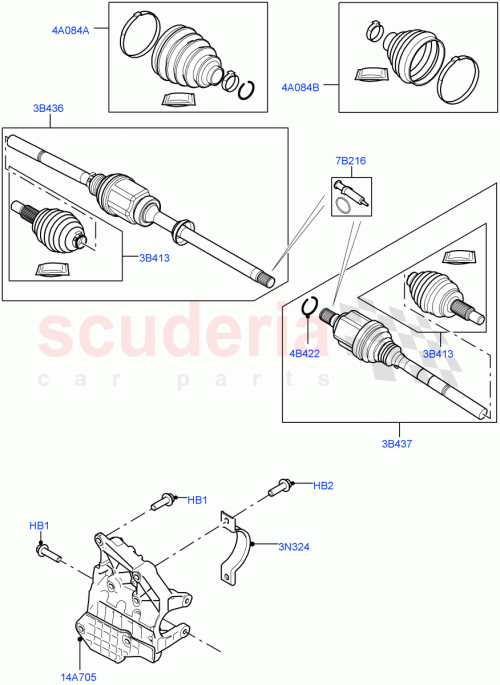 Part Diagram for Land Rover LR161110