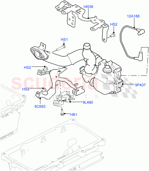 Part Diagram for Land Rover LR011982