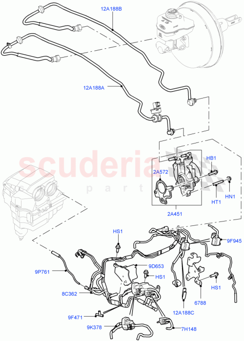Part Diagram for Land Rover LR020556