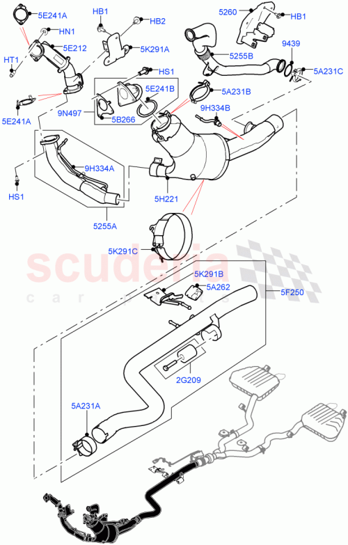 Part Diagram for Land Rover LR092885