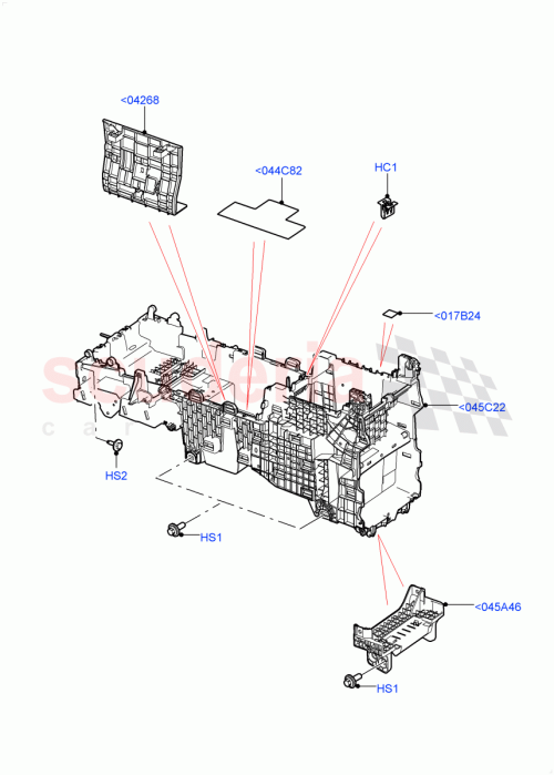 Part Diagram for Land Rover LR082428