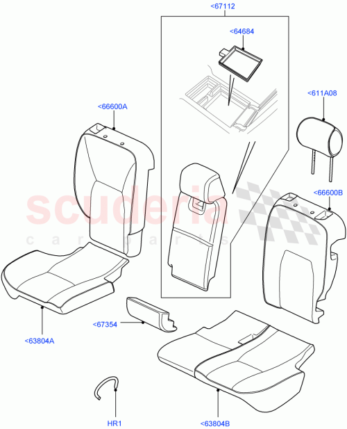 Part Diagram for Land Rover HPA501890YDD