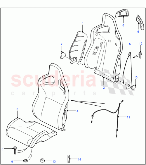 Part Diagram for Land Rover LR010120