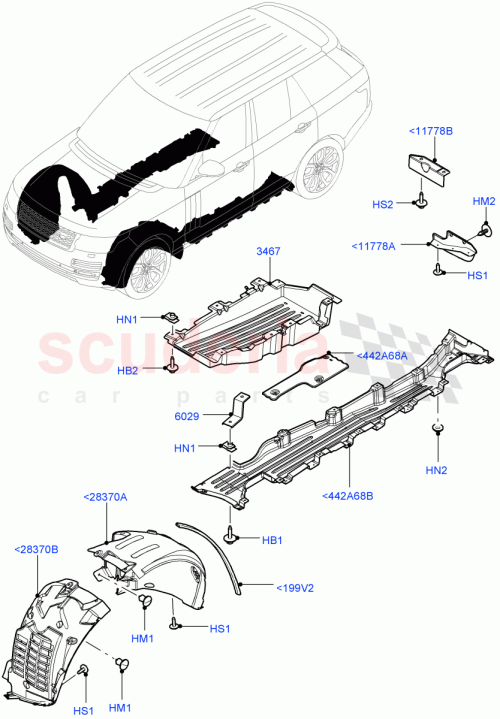 Part Diagram for Land Rover LR146222