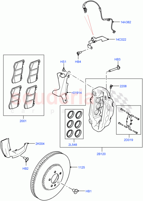 Part Diagram for Land Rover LR157476