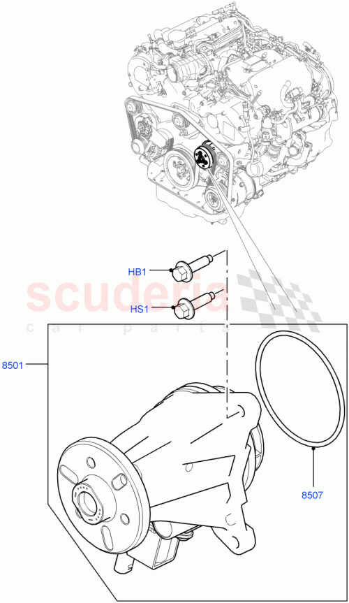 Part Diagram for Land Rover LR106170