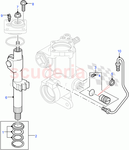 Part Diagram for Land Rover RTC4394