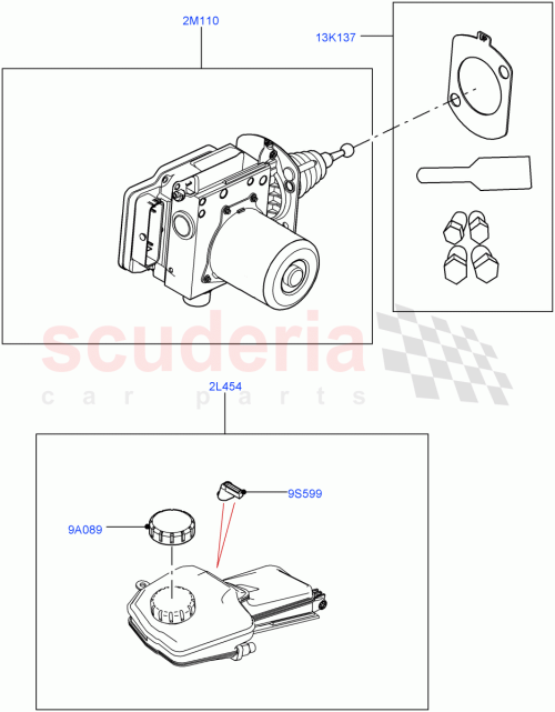 Part Diagram for Land Rover LR158902