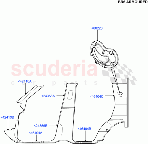 Part Diagram for Land Rover LR012405