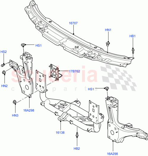 Part Diagram for Land Rover LR016868