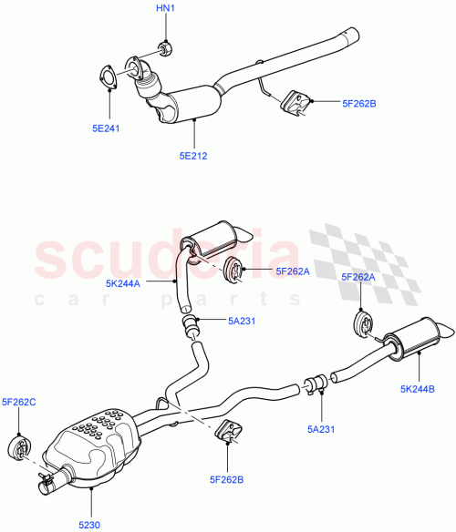 Part Diagram for Land Rover WCE500080