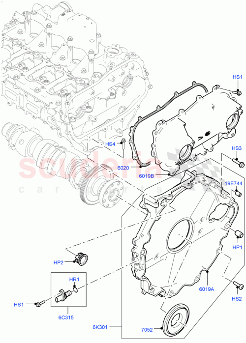 Part Diagram for Land Rover LR105983